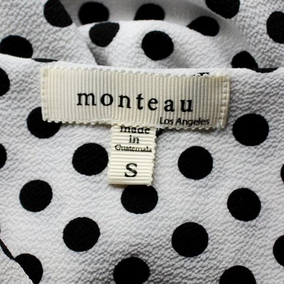 Adorable Monteau Polka Dot Midi Dress Size S - Picture 9 of 12
